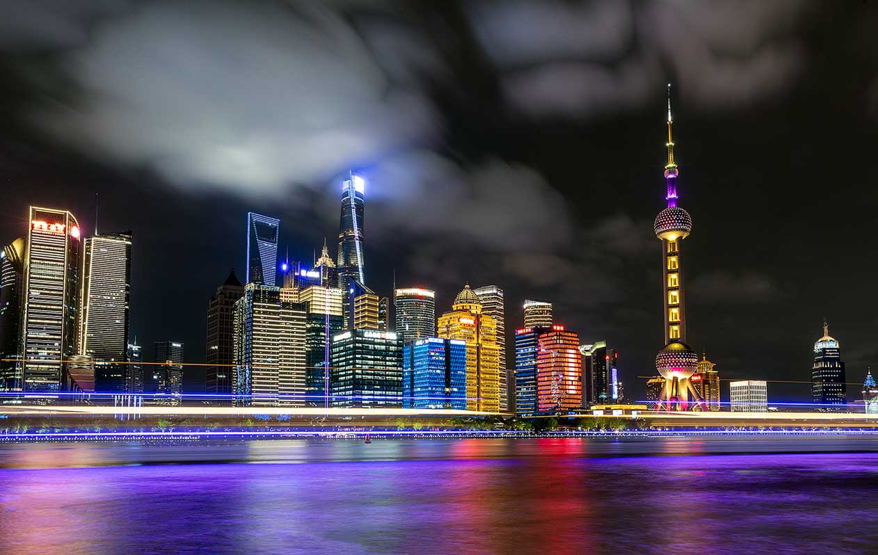 上海の夜